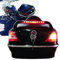 KLUFO 28L Motorrad Kofferraum-Heckbox, wasserdichte Motorrad-Topcase, zur Aufbewahrung von Helmgepäck, mit Licht- und Sicherheitsschloss, Gepäckkoffer für Roller/Fahrrad, schwarz