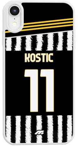MYCASEFC Coque Football Filip Kostić Turin Personnalisée Oppo A5. Housse de Football pour Smartphone pour Les Fans de Football - Idée Cadeau - Design de qualité supérieure.