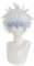 NiceLisa Kurze Schichten Weiß Blau Gintama Gintoki Sakata Männer Cosplay Kostüm Perücken