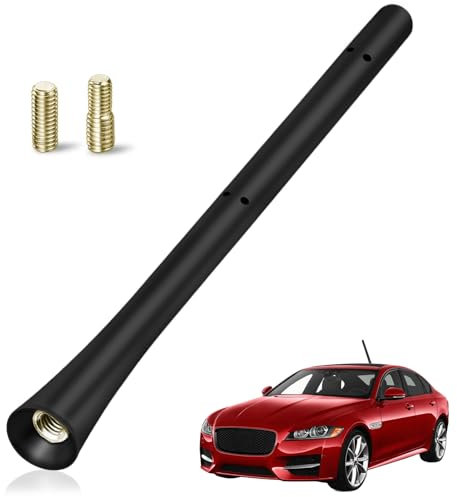 Antenne Voiture Courte FM Dab Antenne Radio Voiture Toit 18cm Mini Antenne Voiture Courte avec Fonction de réception FM/AM/Dab Amplifiée puissante