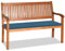 Orumrud 3CM Dicke Bankauflage Bankkissen mit Abnehmbarem Bezug,160x50x3cm rutschfeste Sitzkissen Sitzauflage Bank Sitzpolster Bankpolster Waschbare Stuhlkissen Gartenbank,Marineblau