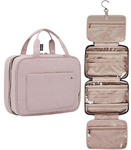 Kioto Kulturbeutel zum Aufhängen Kulturtasche für Reisen Kosmetiktasche mit stabilem Haken Toiletten-Organizer für Damen und Herren