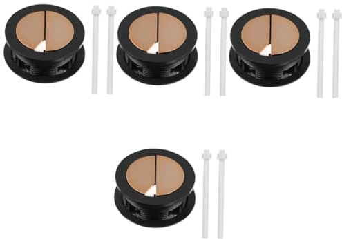 Housoutil 4 Stück Toilettenknopf spülen Schwimmerventil Automatische Toilette WC-Spülsystem drücken Toilettenwassertank Doppelspülung WC-Kit mit Spülungen WC-Knopfspüler WC-Taster Abs