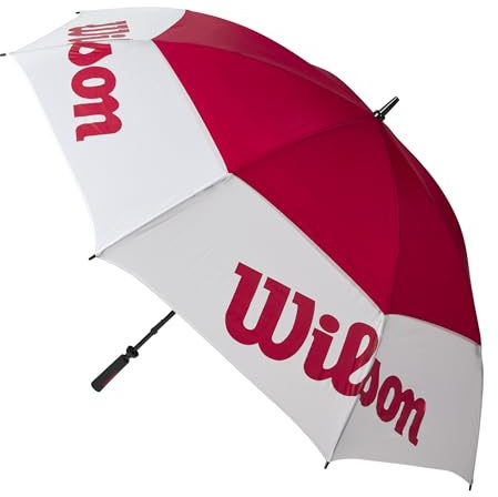 WILSON Tour Golf Umbrella - White/Red