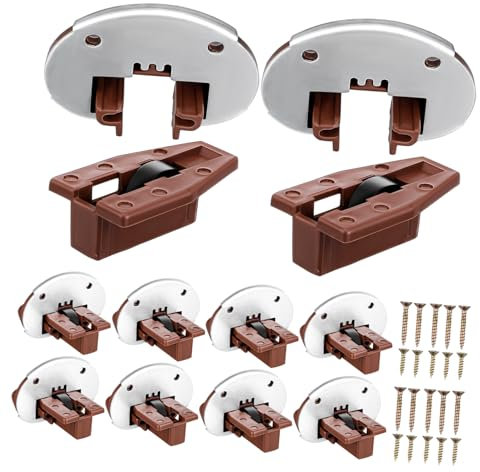10 Sets Roller Drawer Slide Repair Kit for Furniture Cabinets