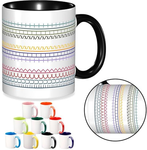Fuck This Shit Mug, A Novelty Ceramic Coffee Mug with a Hidden Message, Perfect for Work Besties, Friends, and Coworkers. A Humorous and Unique Gift for Coffee Lovers. (Black Mug, Color Text)
