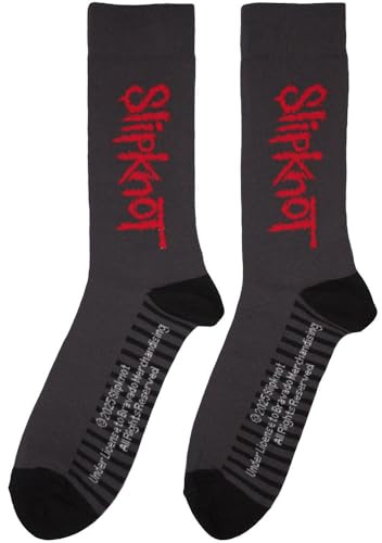 Rock Off officially licensed products Slipknot Band Logo Vertical Ankle Socks One Size