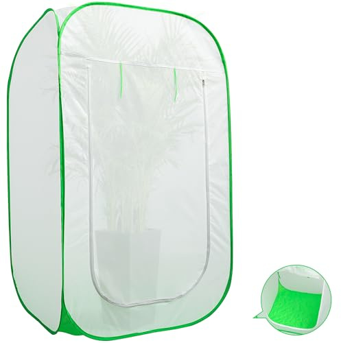 88,9 x 88,9 x 149,9 cm Pop-Up-Winter-Frostpflanzenabdeckung | Gartenarbeit Warm Pflanzenschutzgehege für Pflanzen Topfgemüse Blumen Früchte Kräuter Schnee Frost Schutz