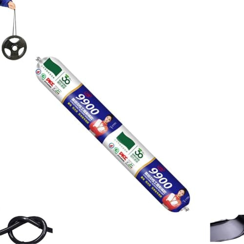 9900 Sigillante Etanco Permanente, Soluzione Permanente per Crepe di Tetto e Muro, Sigillante Etanco al Silicone per Esterno, Sigillante per Muro a Vetro Riflettente Meteorizzato, Resistenza al Calore