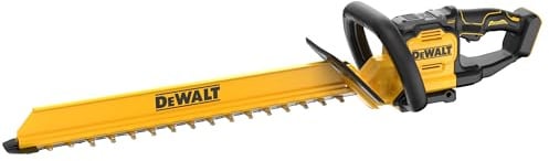 DEWALT Tagliasiepi brushless 18V XR, solo utensile, DCMHT567N-XJ | Lama a doppia azione da 60 cm, apertura denti da 25 mm e raccoglitore per siepi per un taglio rapido e pulito.