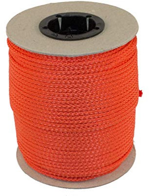 PPM Flechtleine 2,0mm - 100mtr Rolle in vielen Farben (orange) / Seil, Tauwerk, Leine
