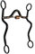 Aime Imports Western BS Sweet Iron Correction S-Shank Bit für Pferd, 12,7 cm Mund, 20,3 cm Wangen, 0,322 kg