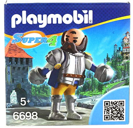 Playmobil 6698 SUPER 4 Royal Guard Sir Ulf, Fun Imaginative Role-Play, PlaySets Suitable for Children Ages 4+