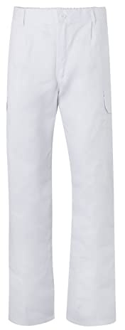 Velilla 345 - Pantalon multipoches (taille 54) couleur blanc