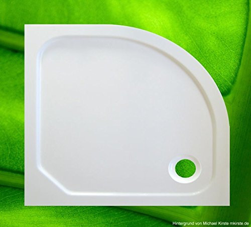 Piatto doccia un quarto di cerchio 90 X 80 piatti doccia 80 x 90 cm raggio 50 cm destro