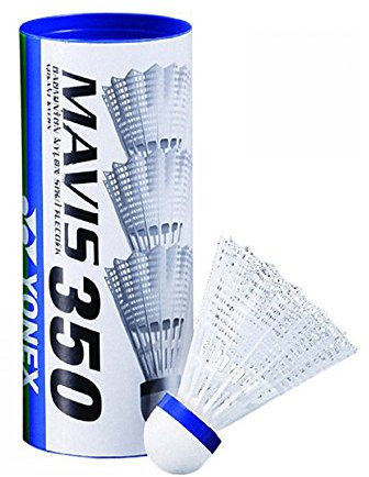 YONEX Mavis 350 Federbälle, Mittelrohr, Unisex_Erwachsene, M-350P, blau, M