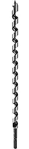 FISCH Schlangenbohrer Schaft 12 mm, sechskant, Länge 460 mm, Bohrer 24 mm, 0084240460