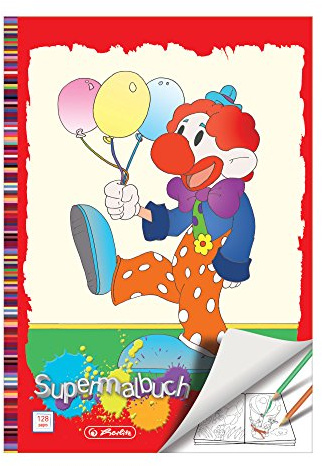 Herlitz 505404 Super-Malbuch A4, 128 Seiten