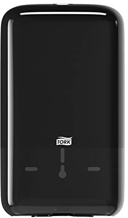 Tork Distributeur murale pour Papier Toilette Feuilles noir T3, compact, gamme Elevation, 556008