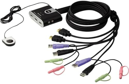 Aten CS692-AT KVM 2X USB/HDMI/Audio Switch, 2 Ports, 1920x1200, Umschlater