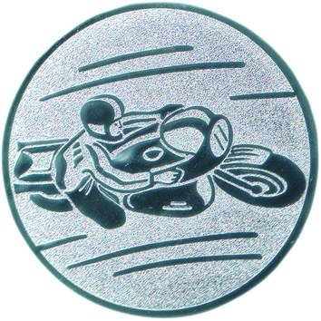FABRIKSTORES GmbH Pokal Emblem Motorrad - 50 mm/silber