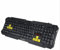 TASTIERA GAMING PFK607 Waterproof Ergonomic Professional Gaming Keyboard with USB Wired Red Backlight for Dota CS