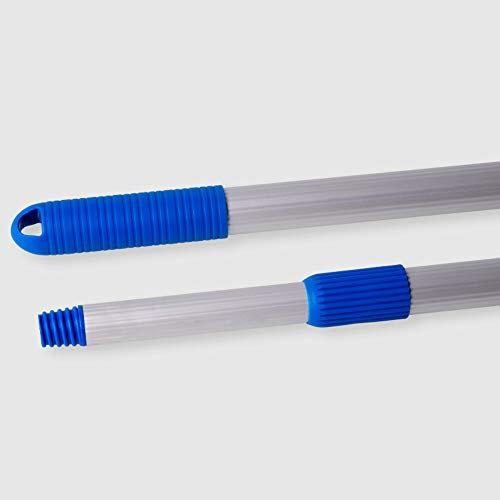 La Briantina Manico in alluminio allungabile fino a 130cm – filettatura universale – linea Stupenda, grigio satinato