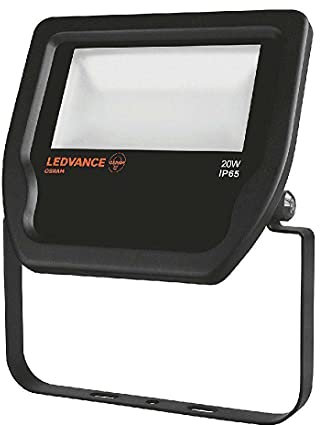Faro Proiettore LED 20W Floodlight IP65 4000K Corpo Nero 2000 lm Ledvance