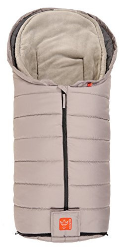 Kaiser 6574123 All Season Kinderwagen Fußsack Paul 3 in 1, light grey, grau