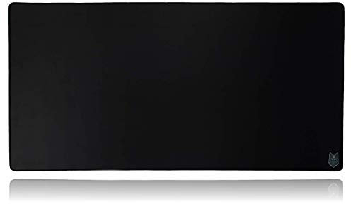 Extended Size Custom Professional Gaming Mouse Pad - Anti Slip Rubber Base - Stitched Edges - Large Desk Mat - 28.5 x 12.75 x 0.12 (Mega, Blue)