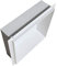 Nicchia da parete BS303010 senza cornice - 30 x 30 x 10 cm - colore selezionabile, Colore:bianco