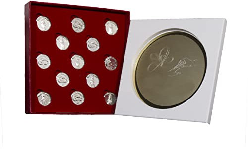 Arras de la Vírgen de los Dolores,Personalizable con Bandeja Convertible en Placa de Recuerdo y llevanza de Alianzas para Bodas y Enlaces.