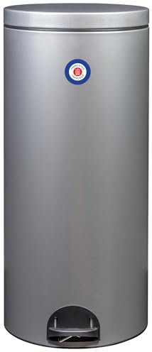 Poubelle de cuisine à pédale. Capacité 30L, Fabrication française, Fermeture silencieuse, Seau intérieur amovible avec anse, SANIA ROSSIGNOL
