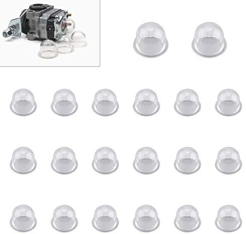 Zaky 20 Stück Zündkapsel Primer Pumpe Kraftstoffpumpe für Kettensäge Kettensägen Gebläse Trimmer Bürstenschneider Trennsäge Rasenmäher kit(19mm)