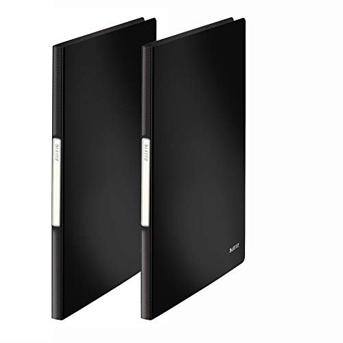 Leitz Solides Sichtbuch PP A4 (2x Schwarz, 20 Hüllen)