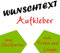 Wunschtext Aufkleber selbst gestalten Buchstaben Zahlen Name Schriftzug Sticker Autoaufkleber Wunschtext selbst gestalten Aufkleber