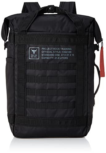 Under Armour Box-Rucksack für Erwachsene, Schwarz/Grau – 002, Schwarz