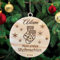 Personalisierte Mein Erstes Weihnachtenals mit Babynamen Christbaumschmuck mit Namen Weihnachtsdeko aus Holz Weihnachtsbaum Deko Weihnachtsdekoration Ornament Weihnachtsbaumschmuck Holz