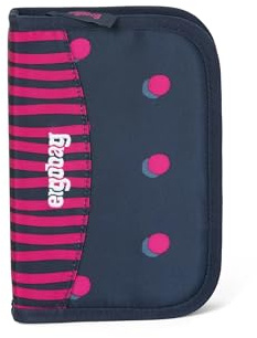 ergobag Federmäppchen Set 22-teilig, Lyra Buntstifte, Stundenplan-Fach, Kleingeld Fach, Lineal Schubi DuBär - Blau