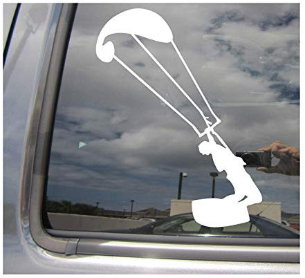 myrockshirt Cooler Kiteboarder 15 cm Aufkleber Sticker FREIE Farbwahl Autoaufkleber Wandtattoo
