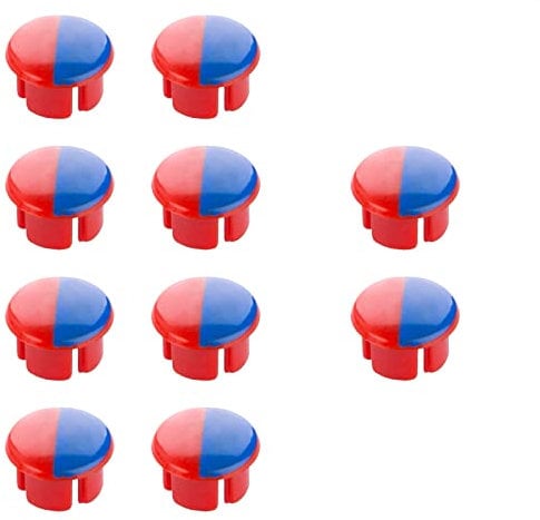 10 Pcs Bathroom Faucet Sign Removable Faucet Red Blue Label Water Tap Hot Cold Symbol for Bathroom and Toilet