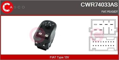 Casco CWR74033AS Schalter Glasheber Fca
