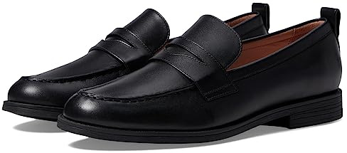 Cole Haan Women's Stassi Penny Loafer, Black Leather, 11-B US