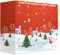 Hot Chocolate Adventskalender 2024 - Luxus Auswahl an aromatisierten heißen Schokolade mit Marshmallow Toppers Weihnachten Lebkuchenmänner Zuckerstange & heiße Schokolade Rührstäbchen mit heißen