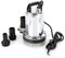 Pompa sommersa DC 12 V, pompa per acqua sporca, pompa di drenaggio in acciaio inox, pompa per pozzi profondi, 180 W, 4000 l/h, compatta da giardino, temperatura di trasporto: 35 °C, altezza max. 9 m