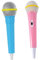 Parliky 2Pcs Prop Jouet De Chant Simulé Faire Semblant pour Le Costume d'anniversaire sans Faux Modèles De Synchronisation Labiale Simulation De Fête Garçons Élevés en Plastique