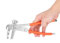 Auswuchtgewicht Zange, 24cm/9,45 Zoll Robuste Stahl Reifen Auswuchtzange Gewichte Balance Scraper Und Installer Remover Zange Für Radgewichte Balance Felgen Auto Hammer Reifen Werkzeug Zubehör
