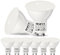 DEIFUA GU10 LED Warmweiss 4W Ersetzt 50W Halogen Leuchtmittel, 6er-Pack. 450 Lumen 3000K Birnen, Mattierter Spritzschutz Keine Blendung Strahler, Flimmerfrei Augenschutz Nicht Dimmbar Reflektorlampen