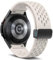 MaEiol 20mm Cinturino per Samsung Galaxy Watch FE/Galaxy Watch 7/6/5/4 40mm 44mm /Galaxy Watch 6 Classic 43mm 47mm, Cinturino Magnetico Silicone Traspirante per Galaxy Watch 5 Pro 45mm -Luce Stellare