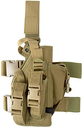 normani Pistolenbeinholster mit Magazintaschen und Bein- und Gürtelbefestigung Expansion Pack Farbe Coyote